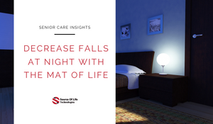 Decrease Falls At Night With the Mat of Life